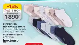 Auchan INEXTENSO Női 7 páras zokni ajánlat