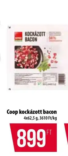Coop Coop kockázott bacon ajánlat
