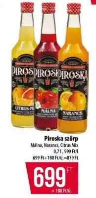 Coop Piroska Szörp ajánlat