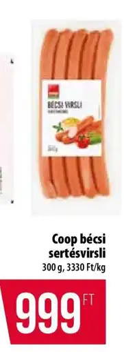 Coop Coop bécsi sertésvirsli ajánlat