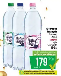 Coop NATURAQUA ÁSVÁNYVÍZ ajánlat