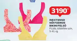 Auchan INEXTENSO NŐI FODROS BIKINI FELSŐ ajánlat