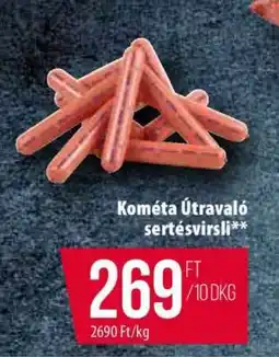 Coop Kométa Útravaló sertésvirsli ajánlat