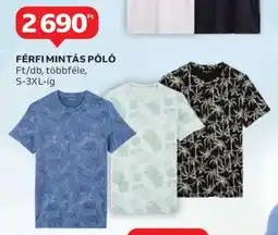 Auchan Férfi mintás póló ajánlat