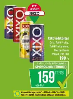 Coop XIXO Üdítőital ajánlat