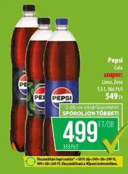 Coop Pepsi Cola ajánlat