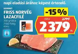 ALDI GOURMET FRISS NORVÉG LAZACFILÉ ajánlat