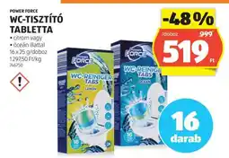 ALDI POWER FORCE WC-TISZTÍTÓ TABLETTA ajánlat