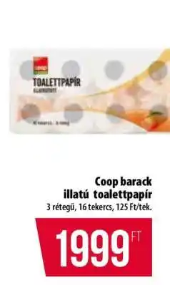 Coop Coop barack illatú toalettpapír ajánlat