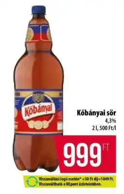 Coop Kőbányai Sör ajánlat