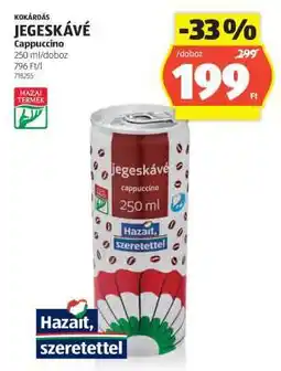 Kokárdás Jegeskávé Cappuccino
