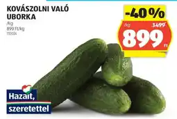 ALDI Kovászolni való uborka ajánlat