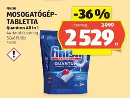 ALDI Finish Mosogatógép-Tabletta Quantum All In 1 ajánlat