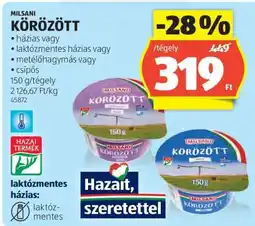 ALDI MILSANI KÖRÖZÖTT ajánlat