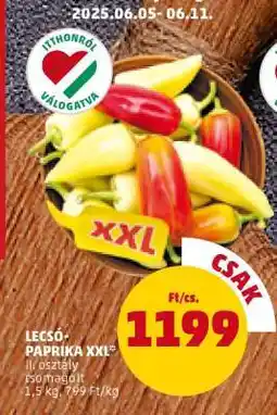 PENNY Lecsó-Paprika XXL ajánlat