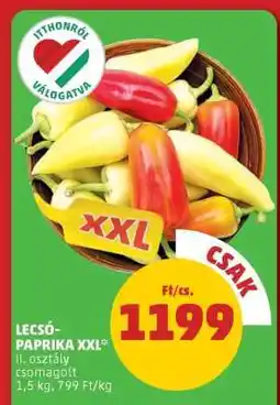 PENNY Lecsó-Paprika XXL ajánlat