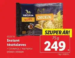 Lidl VEGETA Instant tésztaleves ajánlat