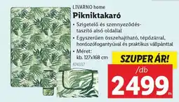 Lidl LIVARNO HOME Pikniktakaró ajánlat