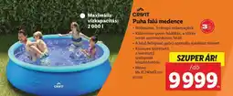Lidl CRIVIT Puha falú medence ajánlat