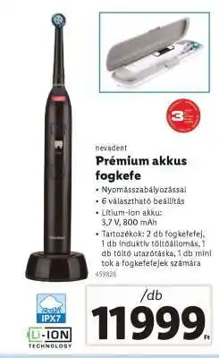 Lidl Prémium akkus fogkefe ajánlat