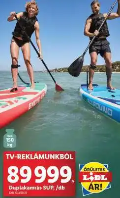 Lidl Duplakamrás SUP ajánlat