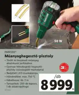 Lidl PARKSIDE Műanyaghegesztő-pisztoly ajánlat
