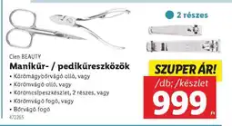 Lidl Cien BEAUTY Manikűr-/pedikűreszközök ajánlat