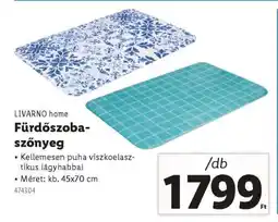 Lidl LIVARNO HOME Fürdőszobaszőnyeg ajánlat