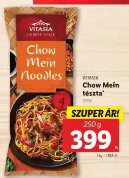Lidl VITASIA Chow mein tészta ajánlat