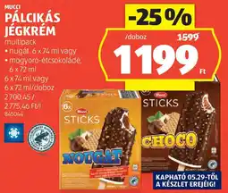 ALDI Mucci pálcikás jégkrém ajánlat