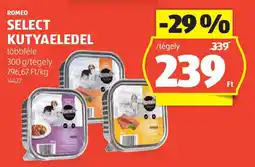 ALDI Romeo select kutyaeledel ajánlat