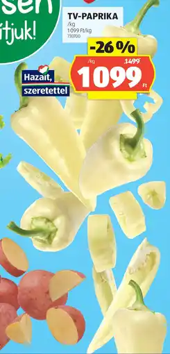 ALDI Tv-paprika ajánlat