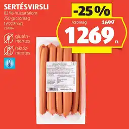ALDI Sertésvirsli ajánlat