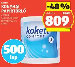 ALDI Kokett konyhai papírtörlő ajánlat