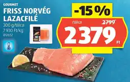 ALDI Gourmet friss norvég lazacfilé ajánlat