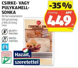 ALDI Csirke-vagy pulykamell- sonka ajánlat
