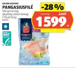 ALDI Golden seafood pangasiusfilé ajánlat