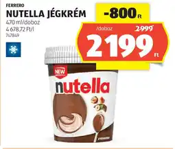 ALDI Ferrero nutella jégkrém ajánlat