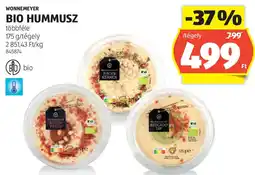 ALDI Wonnemeyer bio hummusz ajánlat