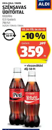 Coca-cola / Fanta szénsavas üdítőital