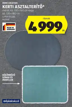 ALDI Home creation kerti asztalterítő ajánlat