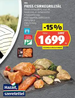 ALDI Bbq friss csirkegrilltál ajánlat