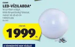 ALDI Crane led-vízilabda ajánlat