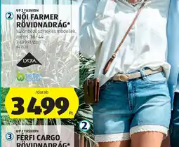 ALDI Up 2 Fashion női farmer rövidnadrág ajánlat