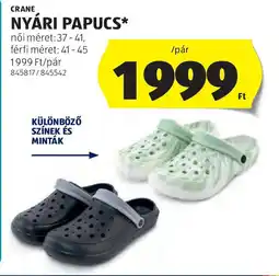 Crane nyári papucs