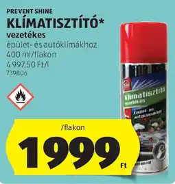 ALDI Prevent shine klímatisztító ajánlat