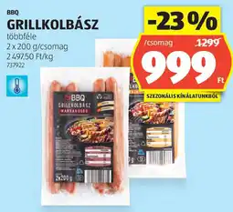 ALDI Bbq grillkolbász ajánlat