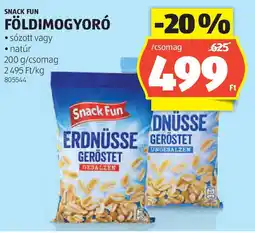 ALDI Snack fun földimogyoró ajánlat