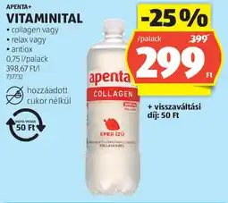 ALDI Apenta+ vitaminital ajánlat