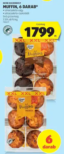 ALDI Meine kuchenwelt muffin ajánlat